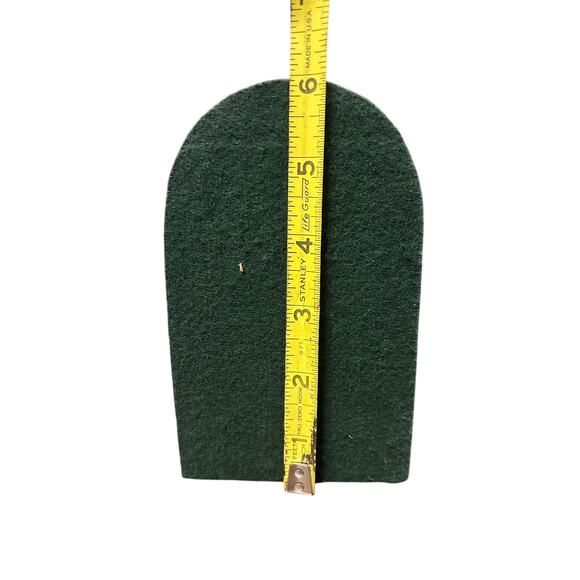 Vintage Single Brass Elephant Bookend Wood Base Trunks Up Made in India - Picture 8 of 8